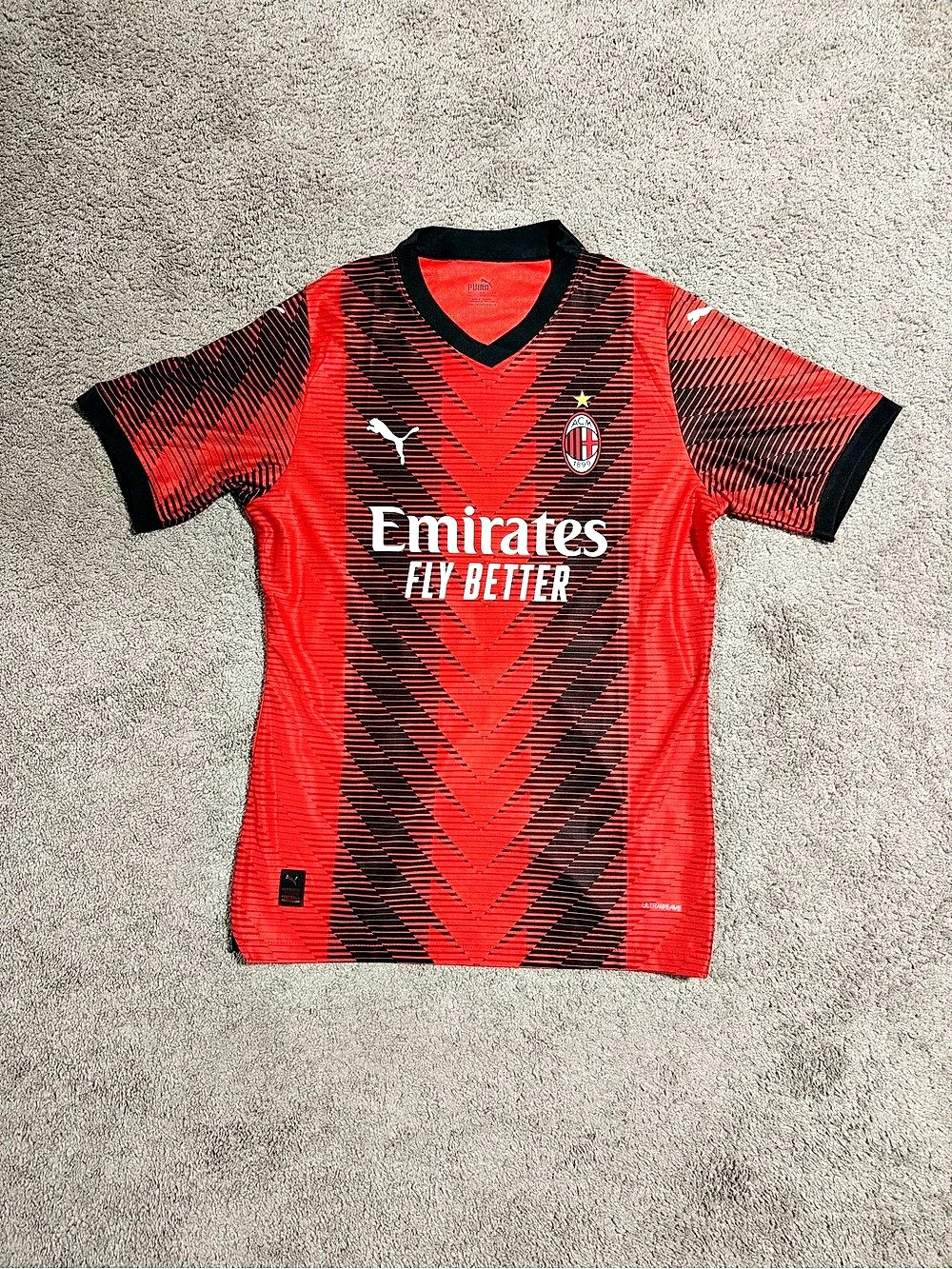 Puma AC Milan 2023-24 Home Jersey Pulisic 11 Size XXL